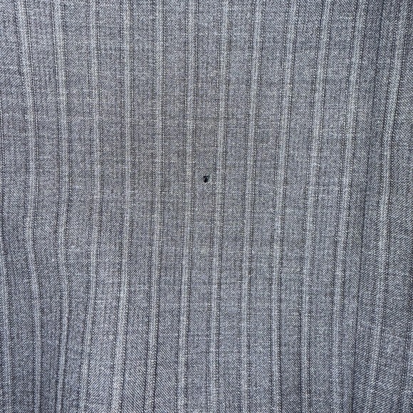 Ungaro Uomo Blazer Mens 44L Gray Pinstripe Wool Double Breasted Made Italy - Picture 12 of 13